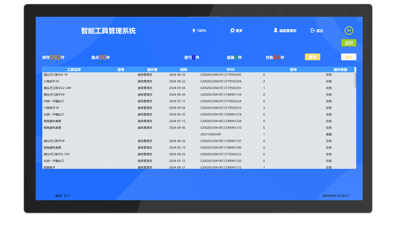 CK-GTC4A RFID移动工具推车（images 30）