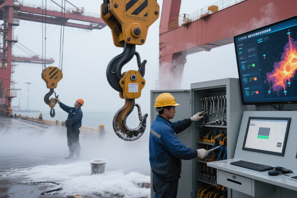 港口裝卸設備管理現場:某港務集團RFID智能柜防鹽霧腐蝕方案 2 港口装卸设备管理现场:某港务集团RFID智能柜防盐雾腐蚀方案(images 2)