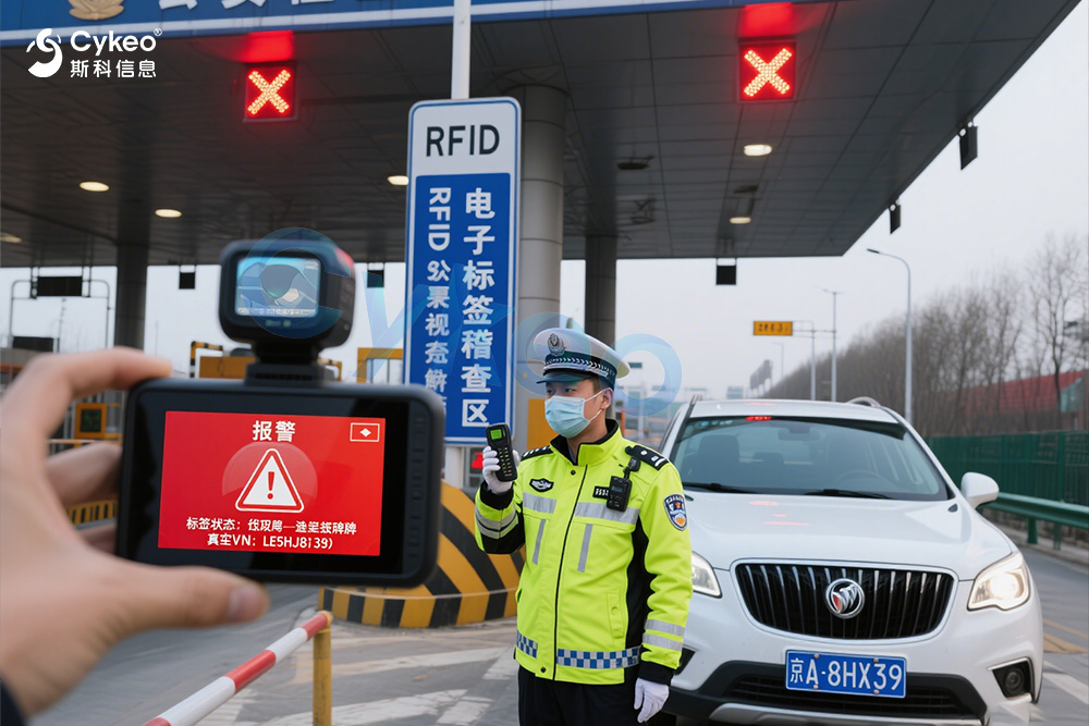 ??警車RFID電子標(biāo)簽強制安裝新政：套牌車識別率99....