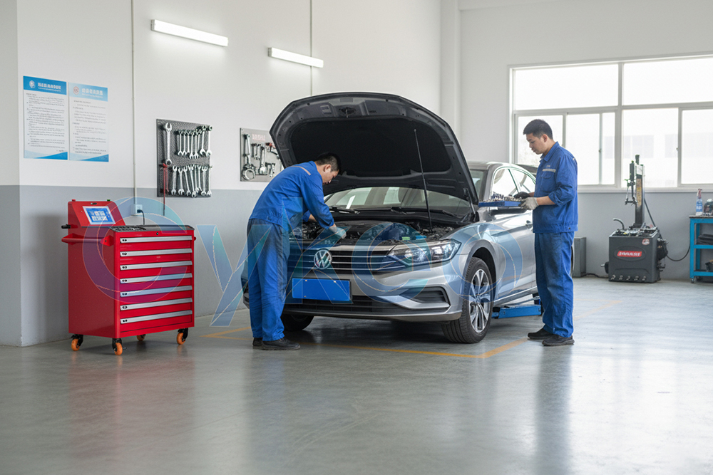 汽車維修間如何選購(gòu)RFID智能工具車提升效率? 汽車維修間如何選購(gòu)RFID智能工具車提升效率?